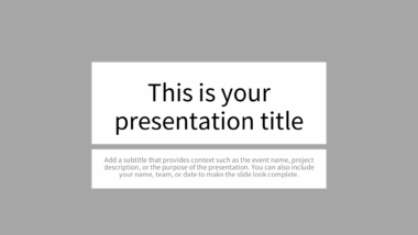 Solid Light Grey PowerPoint Background