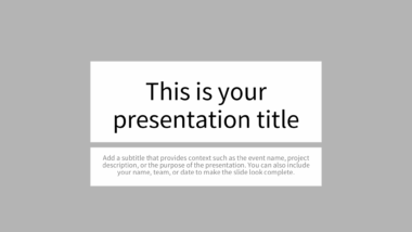 Solid Lighter Gray PowerPoint Background