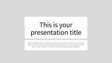 Solid Neutral Gray PowerPoint Background