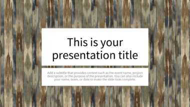 Vintage Earthy Tones PowerPoint Background